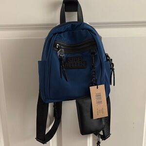 Steve Madden Blue Mini Backpack